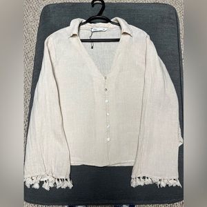 Zara linen work top